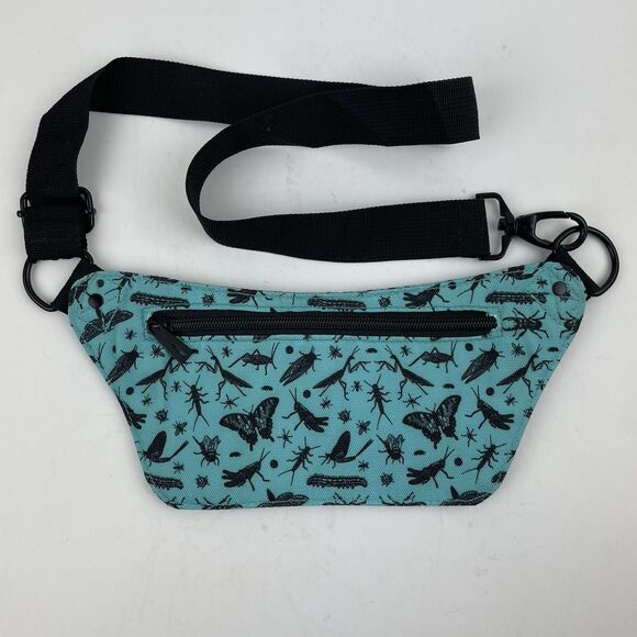 Sipsey Wilder Blue Bugs Not Drugs Pocket Belt Fanny Waist Sling Bag No Extender - Picture 3 of 8
